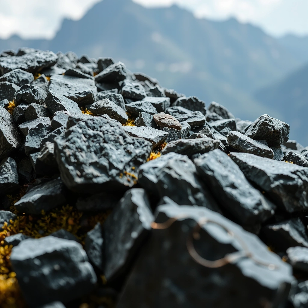 Rauer alpiner Granit